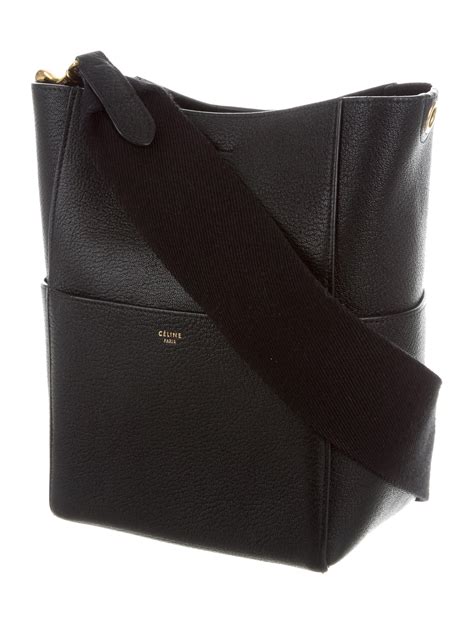 celine sangle seau review|Celine sangle small.